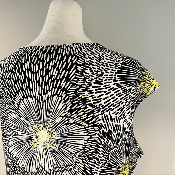 Apt. 9 Black and White Sheath floral plus size Dress size 1X - Picture 9 of 15